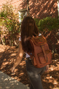 Load image into Gallery viewer, Leather Backpack
