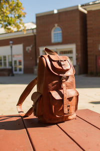 Load image into Gallery viewer, Leather Backpack

