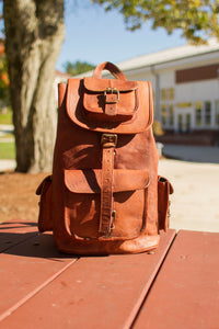 Load image into Gallery viewer, Leather Backpack
